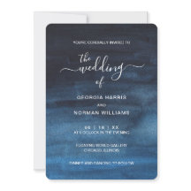 Casamento Azul com Marinho de Água Escuro Moody