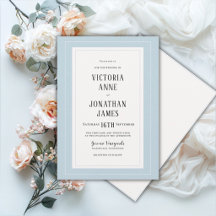 Casamento Azul & Creme Chic Elegante