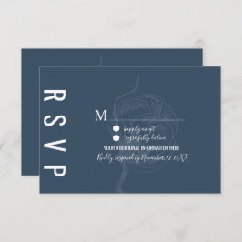 Convite Casamento Azul Da Fábrica De Algodão Botânico