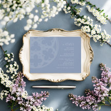 Casamento Azul Escuro Formal Elegante Clássico Gót
