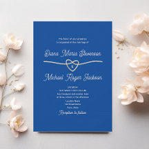 Casamento Azul Formal Clássico