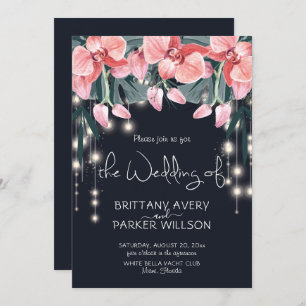 Convite Casamento Azul Tropical