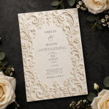 Casamento Barroco com Floral de Marfim Elegante
