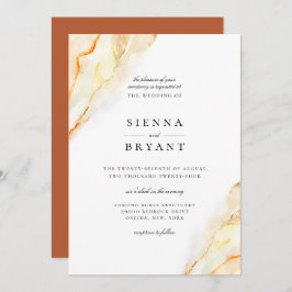 Convite Casamento Bohemian Desert Watercolor