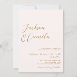 Convite Casamento Boho na Praia