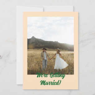 Convite Casamento Bold Retro Rustic Western Boho
