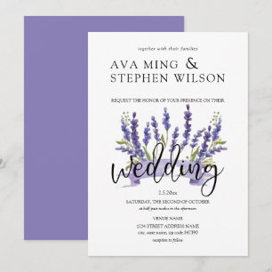 Convite Casamento bonito da árvore das glicínias