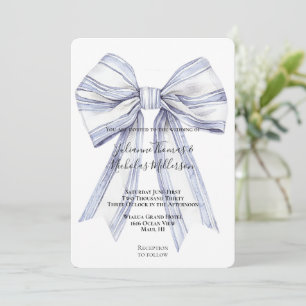 Convite Casamento bonito de Arco Branco Roxo