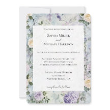 Casamento bonito de Flores Brancas de Lavanda Roxa