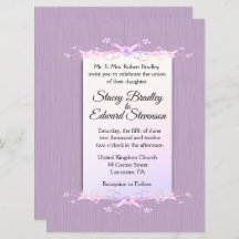 Casamento bonito de Simplicidade Lilac