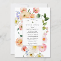 Casamento bonito Pastel Floral