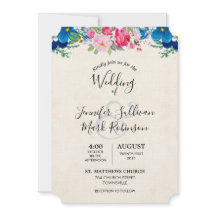 Casamento bonito, rosa e flor azul