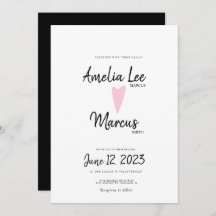 Casamento Bonito Simples de Script Branco Branco