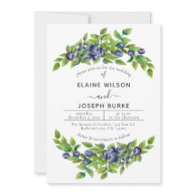 casamento botânico azul-aquarela azul