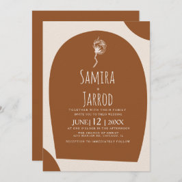 Convite Casamento Botânico De Arca Natural Da Boêmia