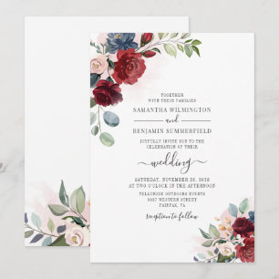 Convite Casamento Botânico Eucalyptus Greenery Dusty