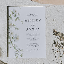 Casamento Botânico Floral Branco Magnífico
