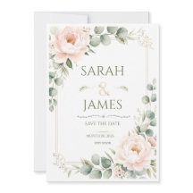 Casamento Botânico Floral Pastel Elegante Minimali