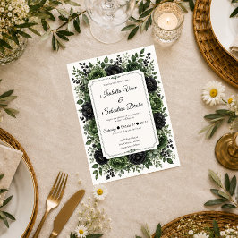 Convite Casamento Botânico Mal-humorado