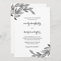 Casamento Botânico Negro Moderno