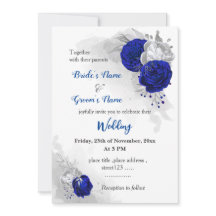 casamento botânico real com flores azuis e pratead