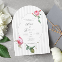 Casamento Botânico Rosa Francês Chic Romântico