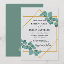 Casamento Botânico Rústico de Eucalipto Verde