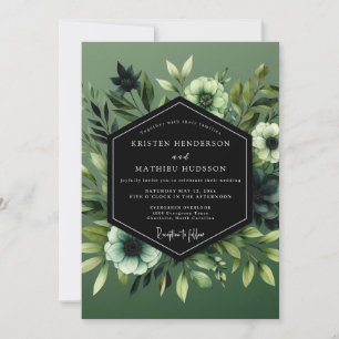 Convite Casamento Botânico Umbral Sage