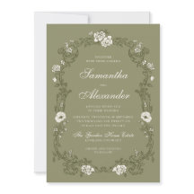 Casamento Botânico Vintage em Verde Salvia