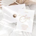 Convite Casamento Branco Clássico Minimalista Simples Em<br><div class="desc">Convide familiares e amigos com este convite de casamento clássico minimalista. Personalize este convite de casamento elegante adicionando nomes, data, hora, local e outros detalhes do evento. Para alterar os detalhes, clique em "Detalhes". Para mover o texto ou alterar o tamanho, a fonte ou a cor, clique em "Editar usando...</div>