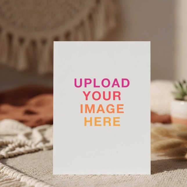 Convite Casamento Branco Da Sua Própria Imagem (Criador carregado)