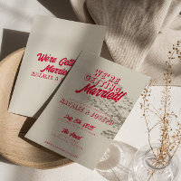 Casamento Bravo Com Cor Vermelha Moderna