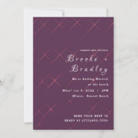 Casamento Brilho de Diamante Roxo