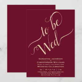 Convite Casamento Burgundy Da Caligrafia Elegante Wed
