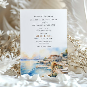 Convite Casamento CAP-EDEN-ROC Riviera Francesa