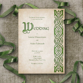 Convite Casamento Celtic Viking Fantasy