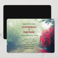 Casamento Cênico com Foto de Trilhos de Trem Nebul