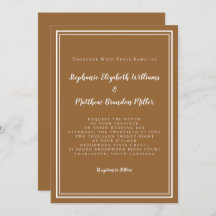 Casamento Chic Rustico Russo/Brown Moderno Minimal