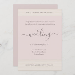 Convite Casamento Chico de Grãos de Madeira Rosa-Escamufla