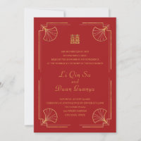 Casamento Chinês Vermelho e Dourado com Dupla Feli