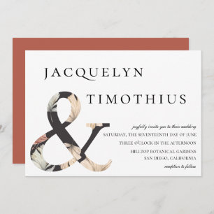 Convite Casamento chique litoral boémio do Ampersand