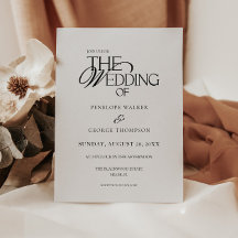 Casamento Clássico Elegante em Preto e Branco