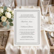 Casamento Clássico Formal Ecru Ivory Triple Frame