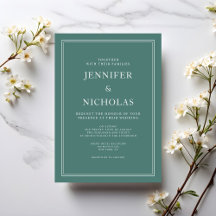 Casamento Clássico Formal Emerald Green