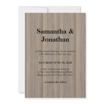 Casamento Clássico Madeira Loira Listrada