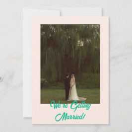 Convite Casamento Clássico Ocidental Simples