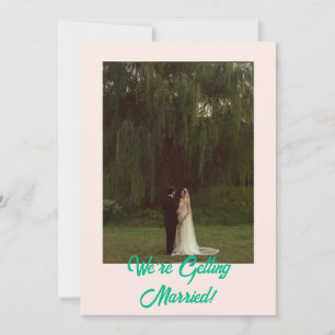 Convite Casamento Clássico Ocidental Simples