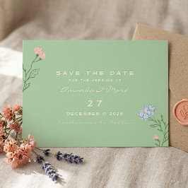 Convite Casamento Clássico Ousado Groovy Floral Retro Boho