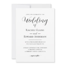 Casamento Clássico Preto e Branco Elegante