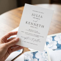 Casamento clássico preto e branco tradicional